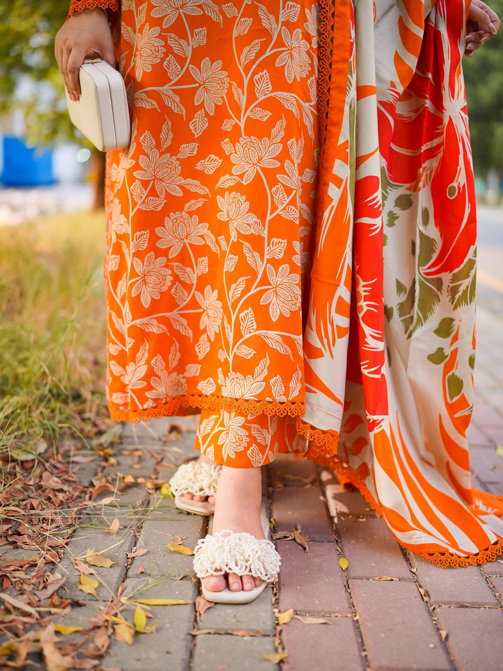 3pc Stitched Printed Dress Winter Collection-Up to 50% Off