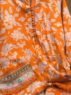 3pc Stitched Printed Dress Winter Collection-Up to 50% Off