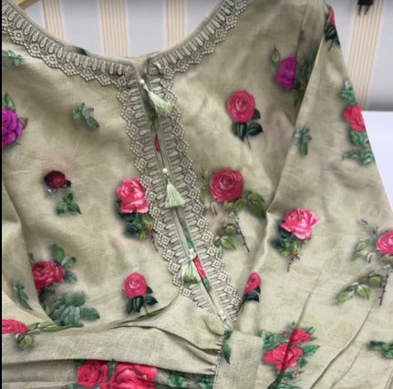 2pc Soft Slub Khaddar Stitched