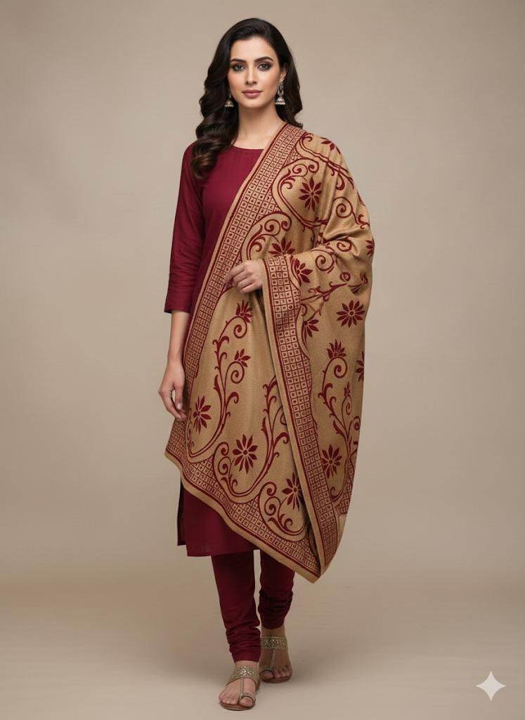 Women Embroidery Dress With Dupatta Unstitched