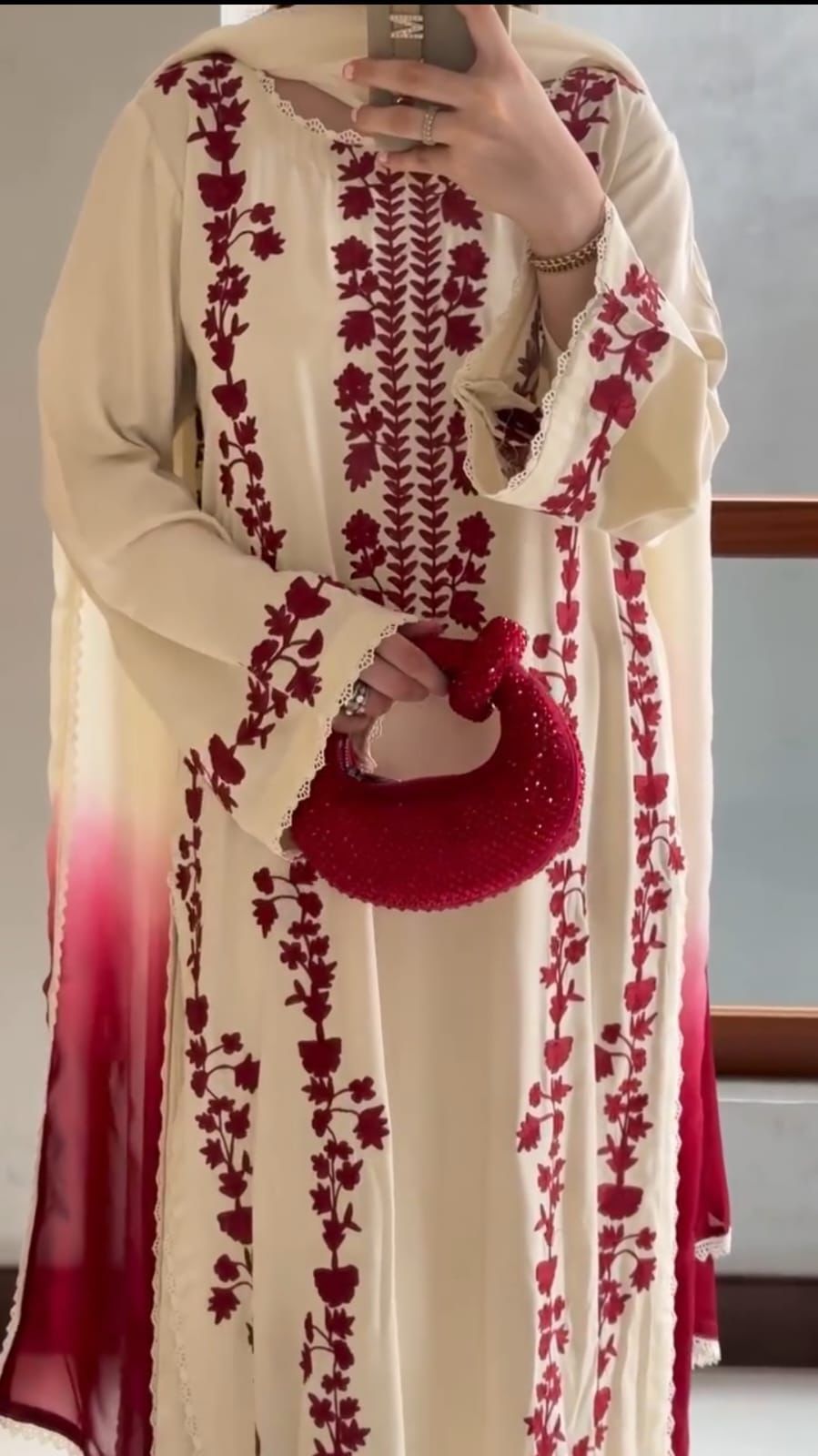 Women Embroidery Dress With Dupatta Unstitched